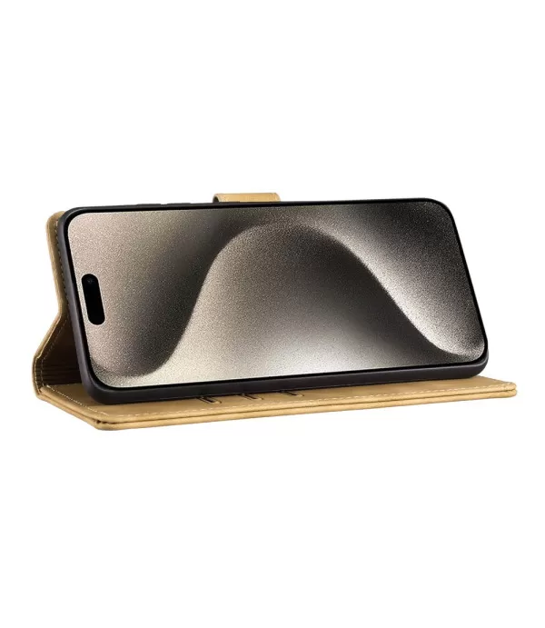 Preklopna torbica Maca crta srce za iPhone 16 Pro Max