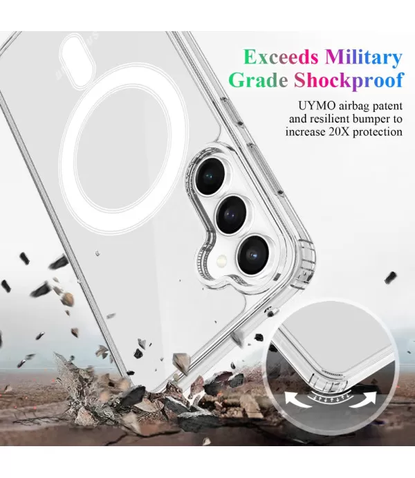 Silikonska prozirna Magsafe maskica za Samsung Galaxy S24 FE 5G