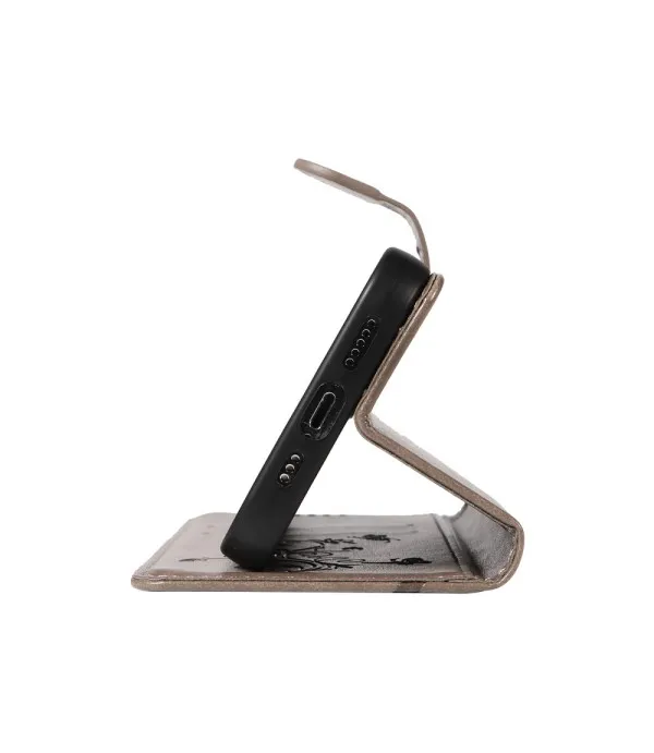 Moto Edge 50 Neo novčanik torbica s cvjetnim i leptir dizajnom