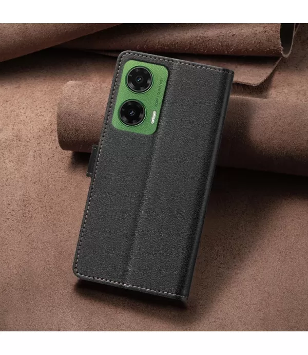 Crazy Horse novčanik preklopna torbica za Huawei Moto G35 5G