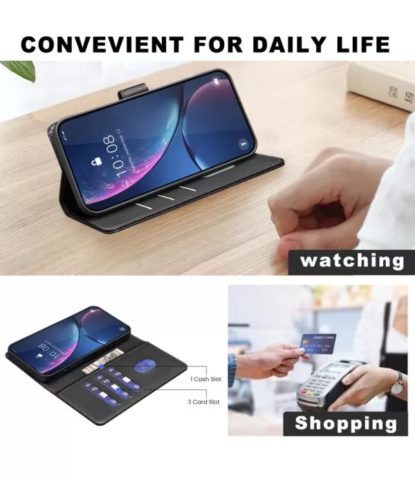 Crazy Horse novčanik preklopna torbica za Huawei Moto G35 5G