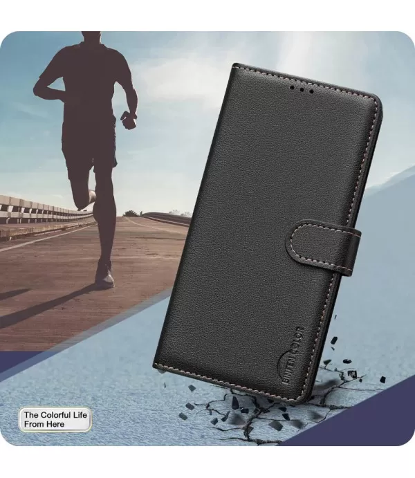 Crazy Horse novčanik preklopna torbica za Huawei Moto G35 5G