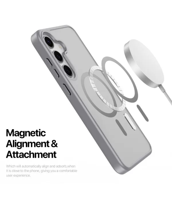 Silikonska prozirna Magsafe maskica za Samsung Galaxy S25 5G