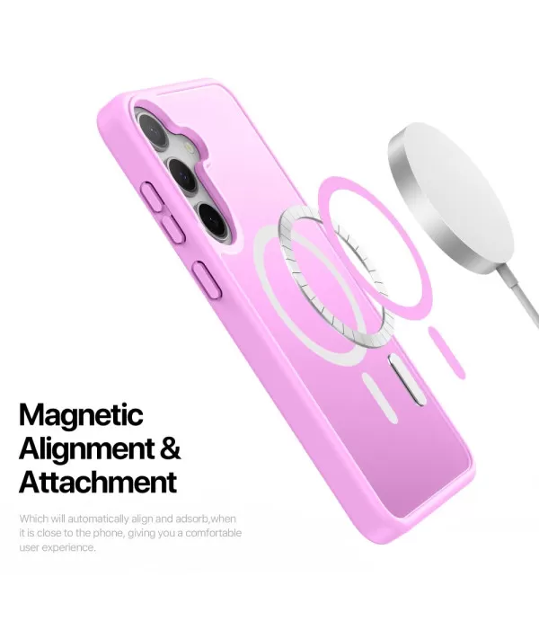 Silikonska prozirna Magsafe maskica za Samsung Galaxy S25 Plus 5G