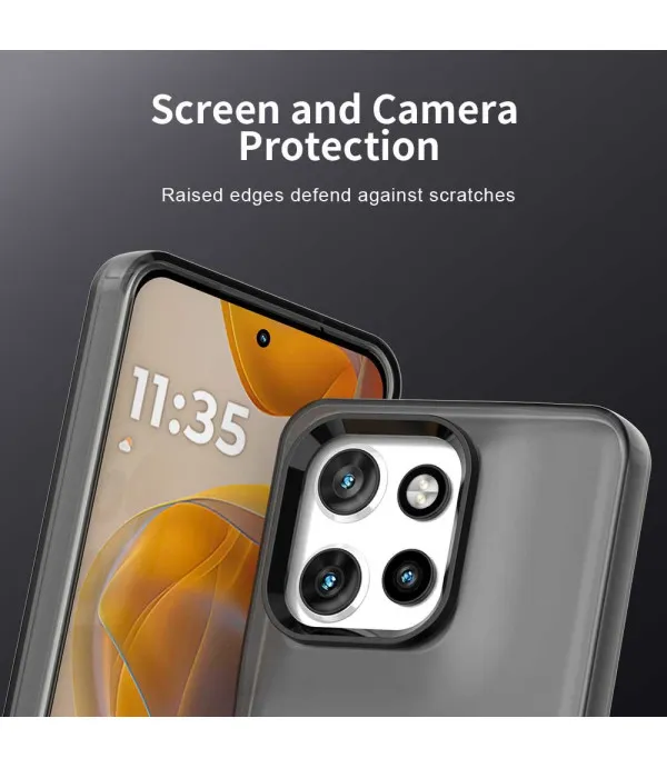 Magsafe silikonska maskica za Motorola Edge 50 Neo – prozirna zaštita s magnetom