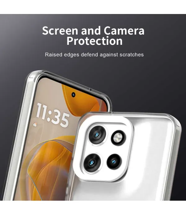 Magsafe silikonska maskica za Motorola Edge 50 Neo – prozirna zaštita s magnetom
