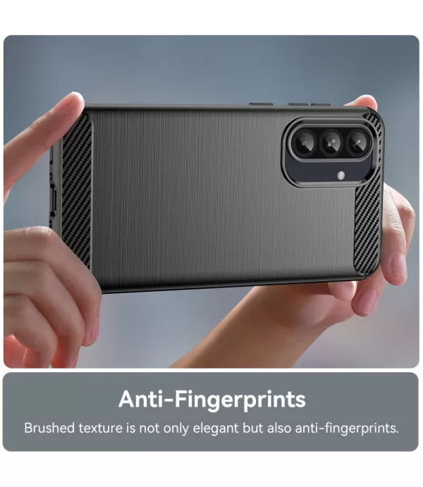 Carbon Brush TPU silikonska maska za Samsung Galaxy A36 5G / A56 5G