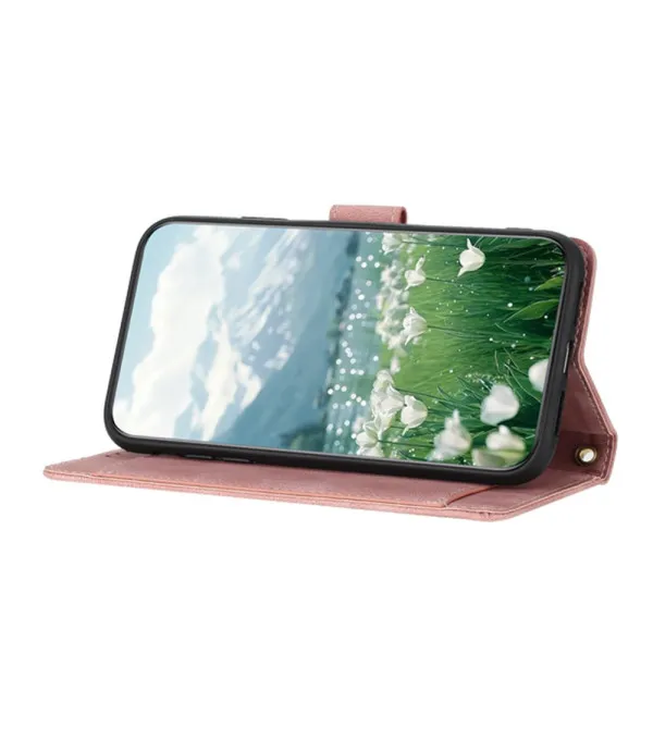 Tulipan preklopna torbica s novčanikom za Motorola Moto G34 5G