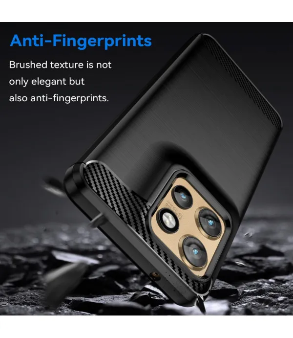 Carbon brush TPU maska za Motorola Edge 50 Neo 5G