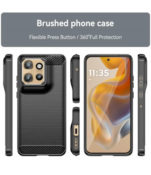 Carbon brush TPU maska za Motorola Edge 50 Neo 5G
