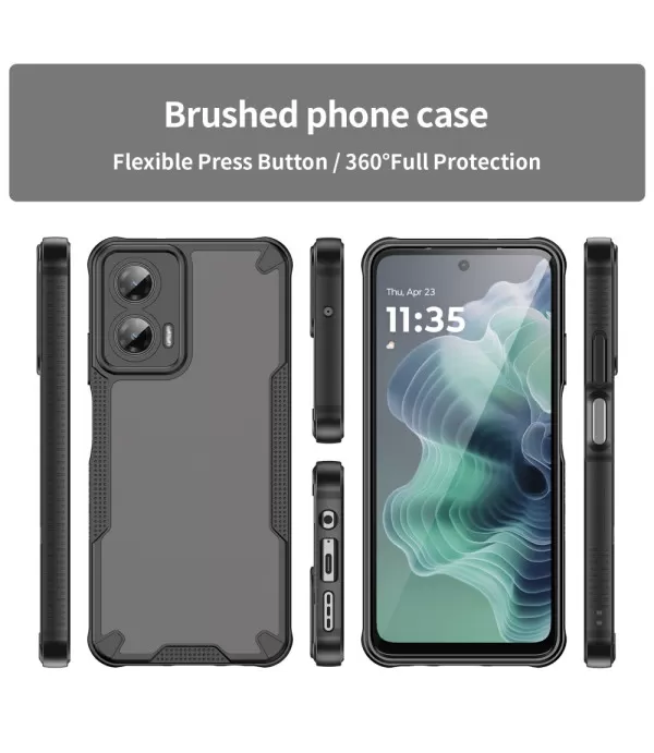 Hybrid Frosted prozirna maskica za Motorolu Moto G35 5G – Izdržljiva zaštita i moderan dizajn