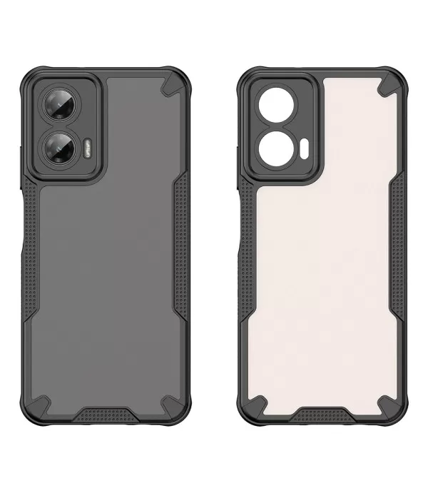 Hybrid Frosted prozirna maskica za Motorolu Moto G35 5G – Izdržljiva zaštita i moderan dizajn