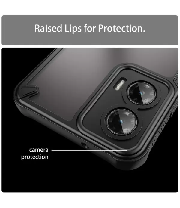 Hybrid Frosted prozirna maskica za Motorolu Moto G35 5G – Izdržljiva zaštita i moderan dizajn