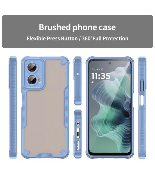 Hybrid Frosted prozirna maskica za Motorolu Moto G35 5G – Izdržljiva zaštita i moderan dizajn