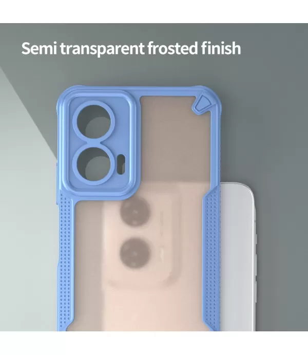 Hybrid Frosted prozirna maskica za Motorolu Moto G35 5G – Izdržljiva zaštita i moderan dizajn
