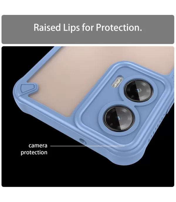 Hybrid Frosted prozirna maskica za Motorolu Moto G35 5G – Izdržljiva zaštita i moderan dizajn