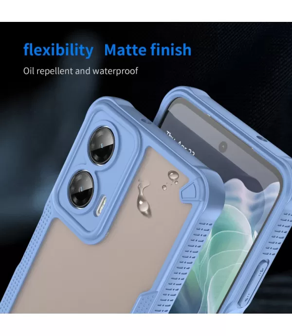 Hybrid Frosted prozirna maskica za Motorolu Moto G35 5G – Izdržljiva zaštita i moderan dizajn