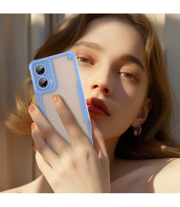 Hybrid Frosted prozirna maskica za Motorolu Moto G35 5G – Izdržljiva zaštita i moderan dizajn