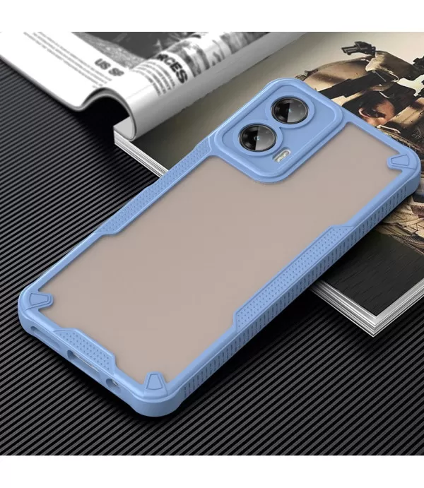 Hybrid Frosted prozirna maskica za Motorolu Moto G35 5G – Izdržljiva zaštita i moderan dizajn