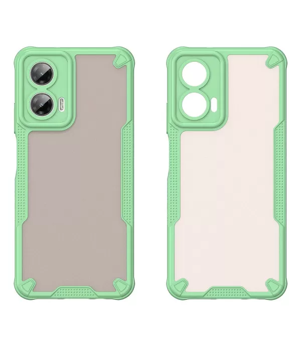 Hybrid Frosted prozirna maskica za Motorolu Moto G35 5G – Izdržljiva zaštita i moderan dizajn