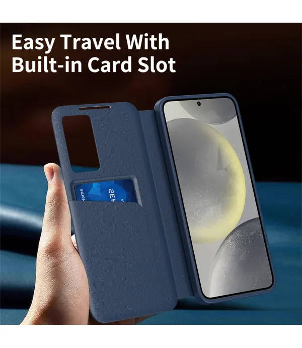 Smart View preklopna kožna torbica za Samsung Galaxy S24 / S25