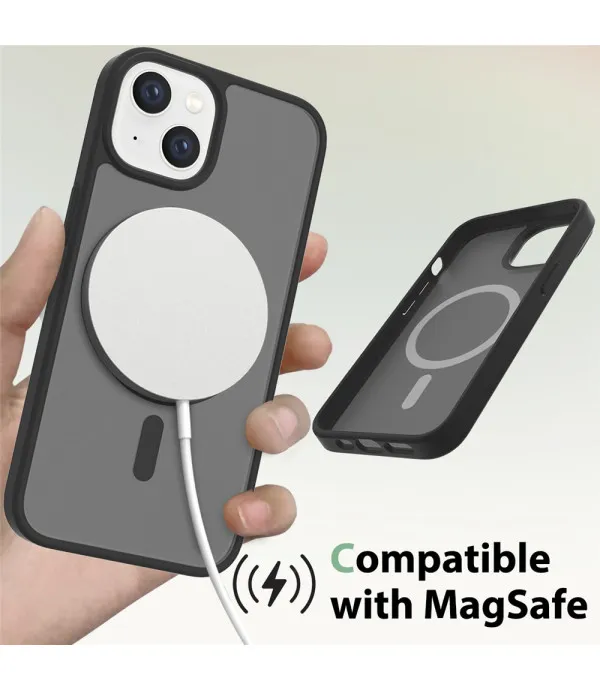 Tech-Protect prozirna Magsafe silikonska maskica za iPhone 14 i iPhone 13