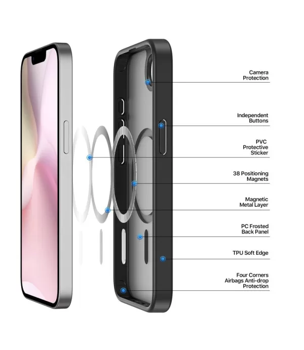DuxDucis Yind silikonska MagSafe maskica za iPhone 16e/17e