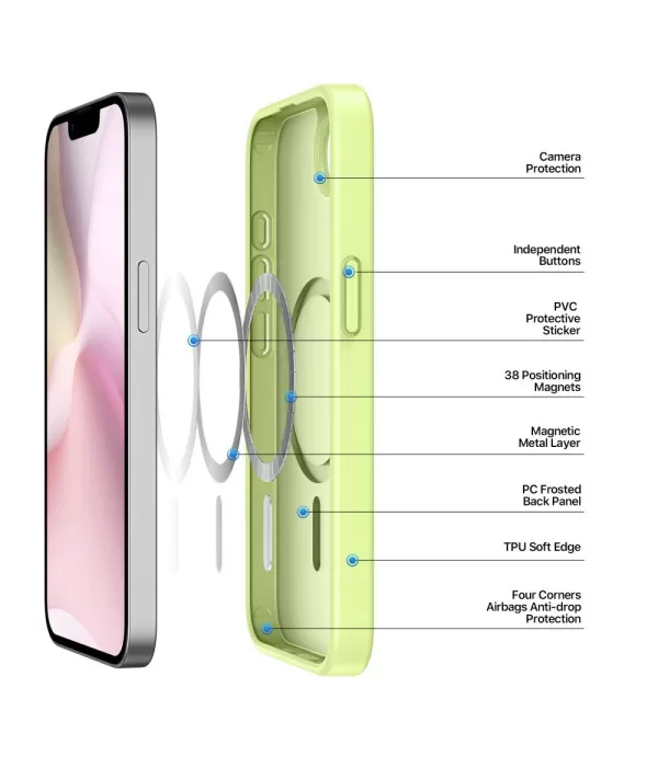 DuxDucis Yind silikonska MagSafe maskica za iPhone 16e/17e