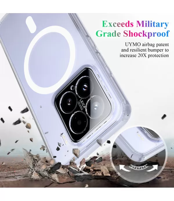 Prozirna MagSafe silikonska maskica za Xiaomi 15 5G