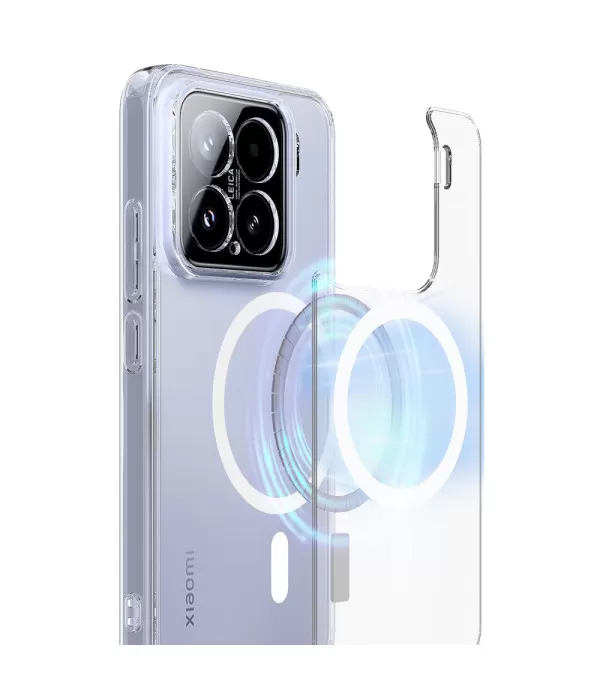 Prozirna MagSafe silikonska maskica za Xiaomi 15 5G