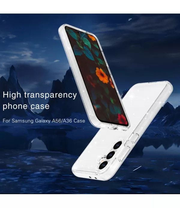 Silikonska Gliter maskica za Samsung Galaxy A36 5G / A56 5G