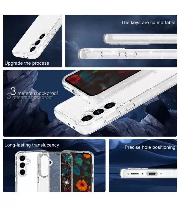 Silikonska Gliter maskica za Samsung Galaxy A36 5G / A56 5G
