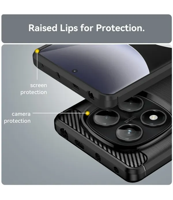 Carbon Brush TPU maska za Xiaomi Redmi Note 14 Pro 4G