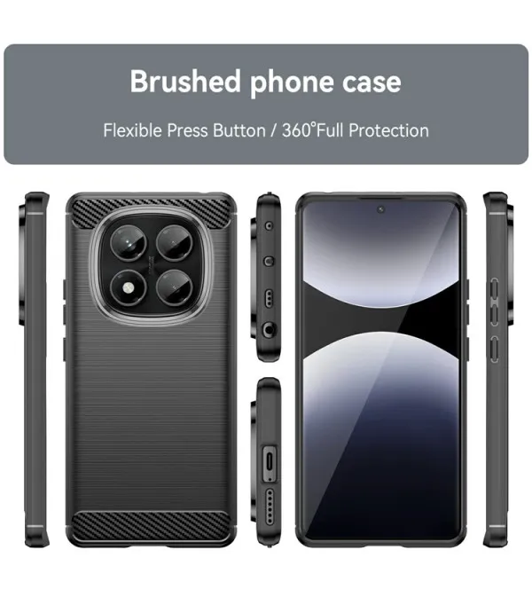 Carbon Brush TPU maska za Xiaomi Redmi Note 14 Pro 4G