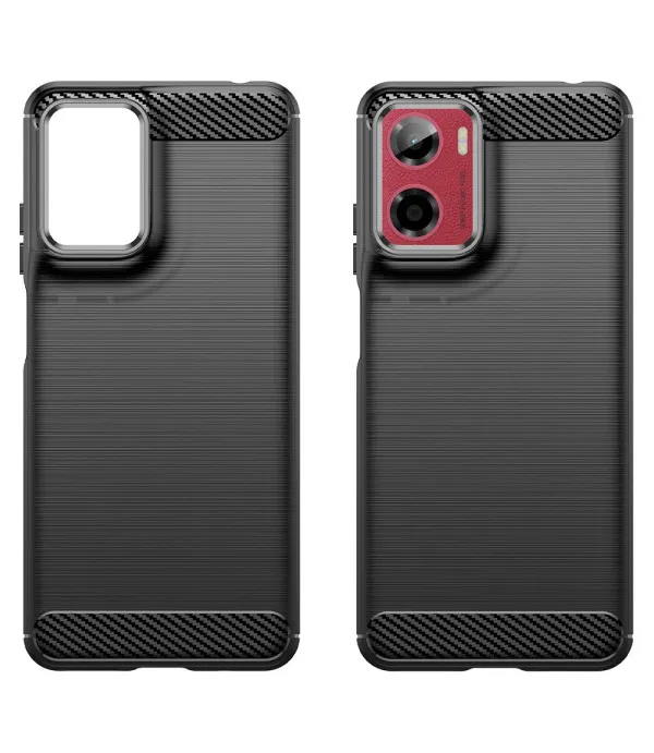 Carbon Brush TPU silikonska maska za Motorola Moto E15 4G / Moto G05 4G