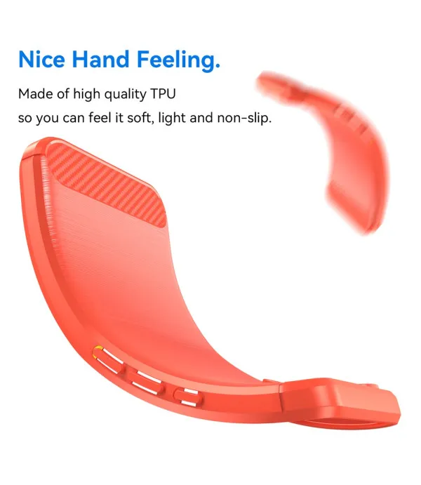 Carbon Brush TPU silikonska maska za Motorola Moto E15 4G / Moto G05 4G