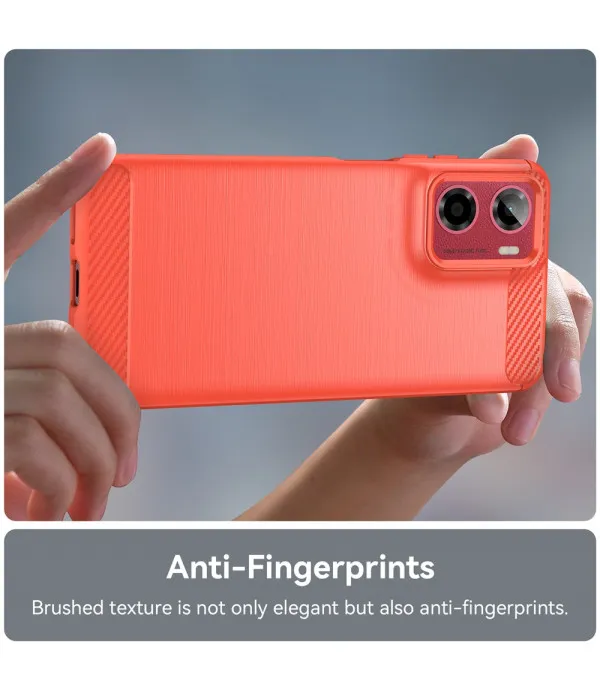 Carbon Brush TPU silikonska maska za Motorola Moto E15 4G / Moto G05 4G