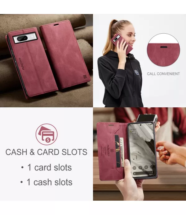 AUTSPACE premium preklopna torbica za Google Pixel 8 s RFID zaštitom