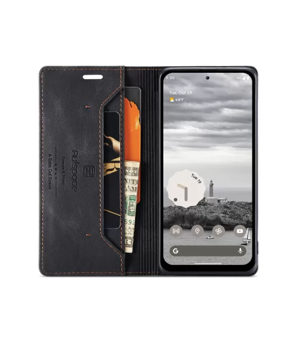 AUTSPACE Premium preklopna torbica za Google Pixel 8a RFID tehnologijom