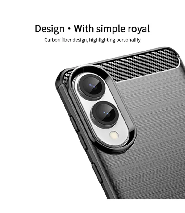 Carbon Brush TPU silikonska maska za Samsung Galaxy S25 Edge 5G