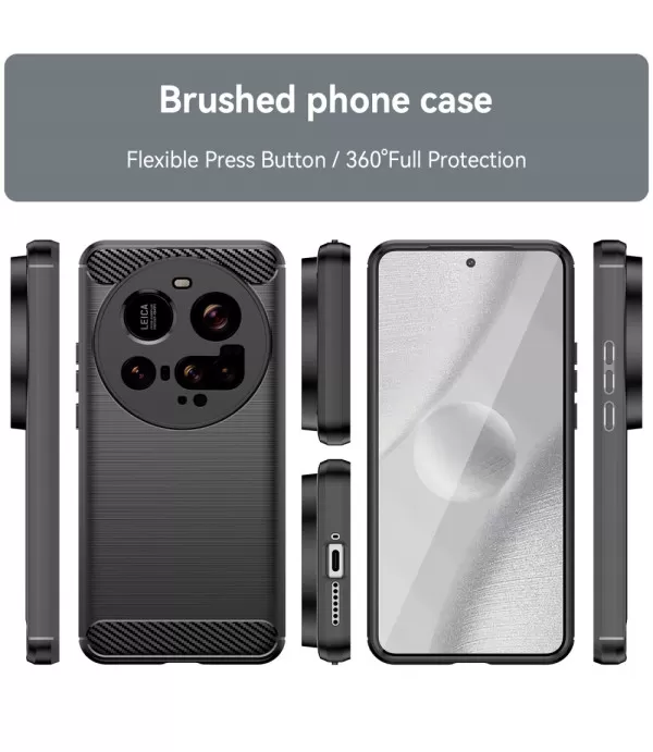 Carbon Brush TPU maska za Xiaomi 15 Ultra 5G