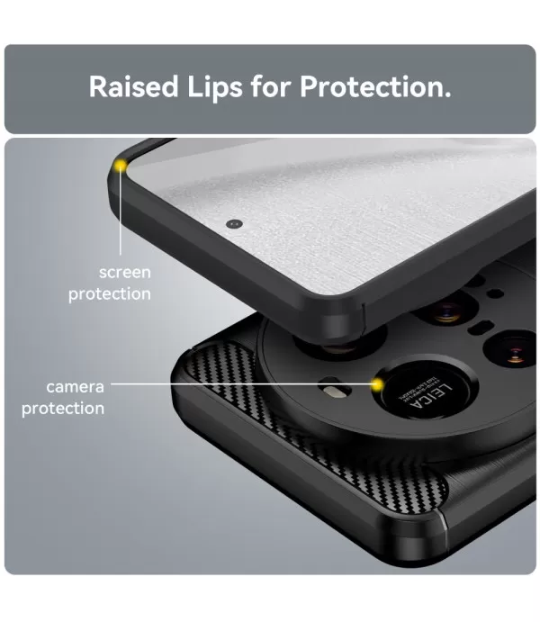 Carbon Brush TPU maska za Xiaomi 15 Ultra 5G