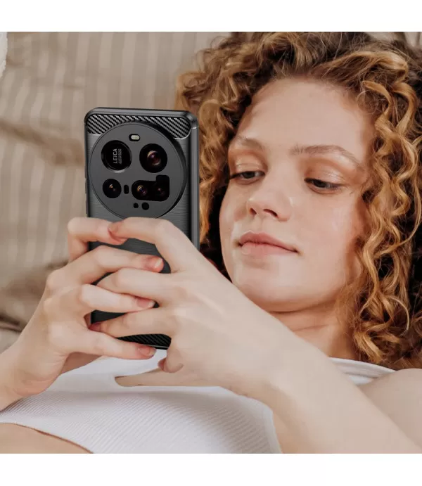 Carbon Brush TPU maska za Xiaomi 15 Ultra 5G