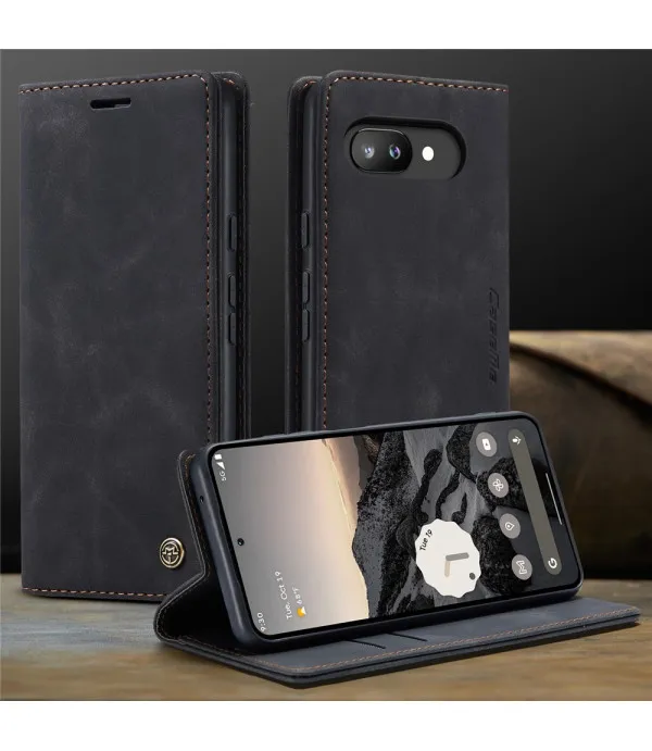 CaseMe preklopna PU kožna torbica za Google Pixel 9a