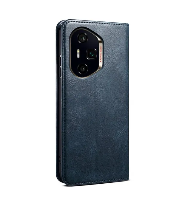 Crazy Horse maska s novčanikom za Honor 400 Pro 5G