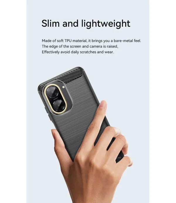 Carbon Brush TPU maska za Xiaomi Redmi A5 5G