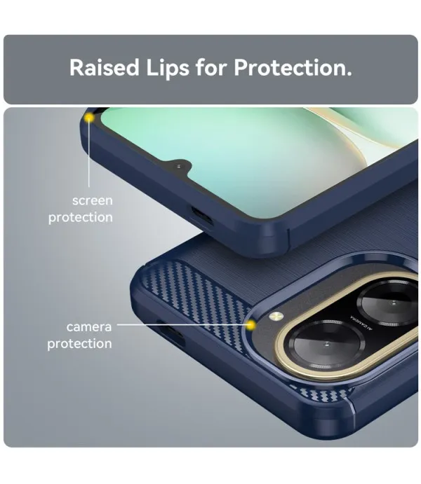 Carbon Brush TPU maska za Xiaomi Redmi A5 5G