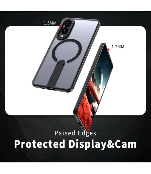 MagSafe Kickstand TPU + Acrylic maska za Samsung Galaxy S25 Edge