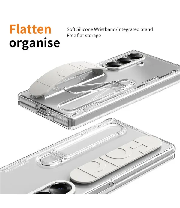 Samsung Galaxy Z Fold7 zaštitna futrola s postoljem i narukvicom za maksimalnu zaštitu