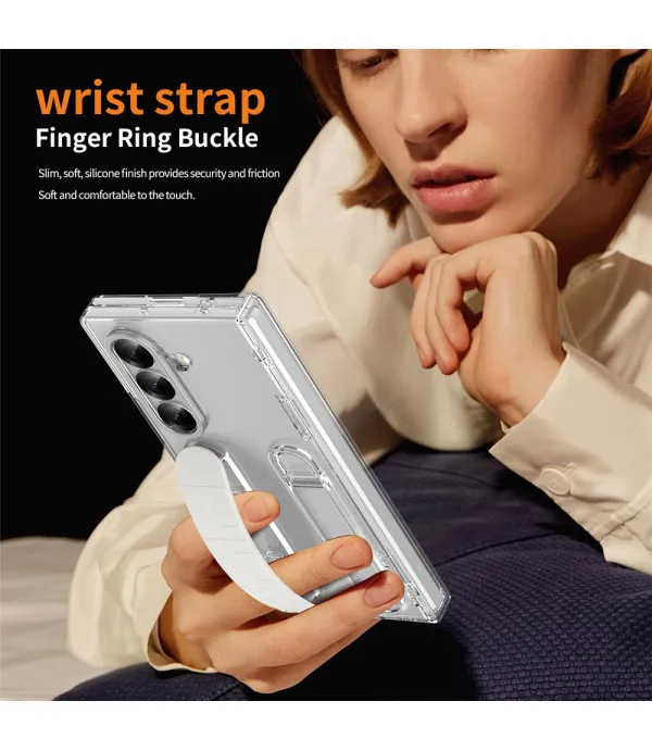 Samsung Galaxy Z Fold7 zaštitna futrola s postoljem i narukvicom za maksimalnu zaštitu